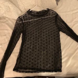 Mesh long sleeve